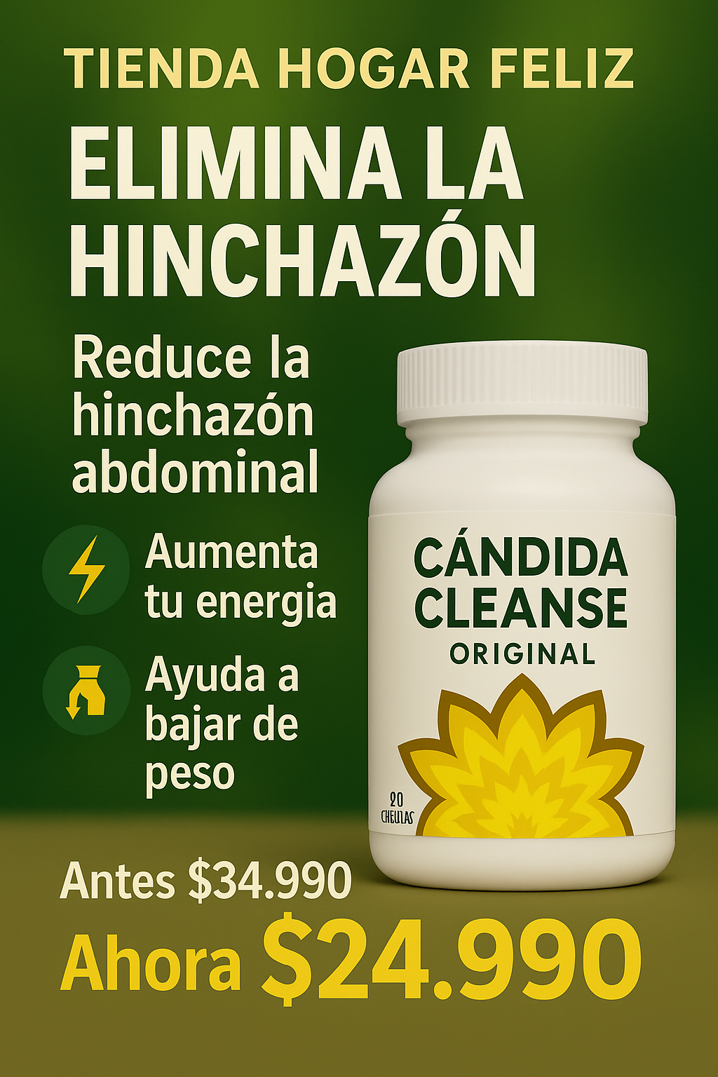 Candida Cleanse® – ¡Purifica tu Cuerpo y Recupera tu Bienestar! 🌿💪