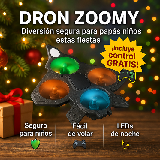 Avión Drone De Espuma Planeador Con Control 🛩️🎅🏼