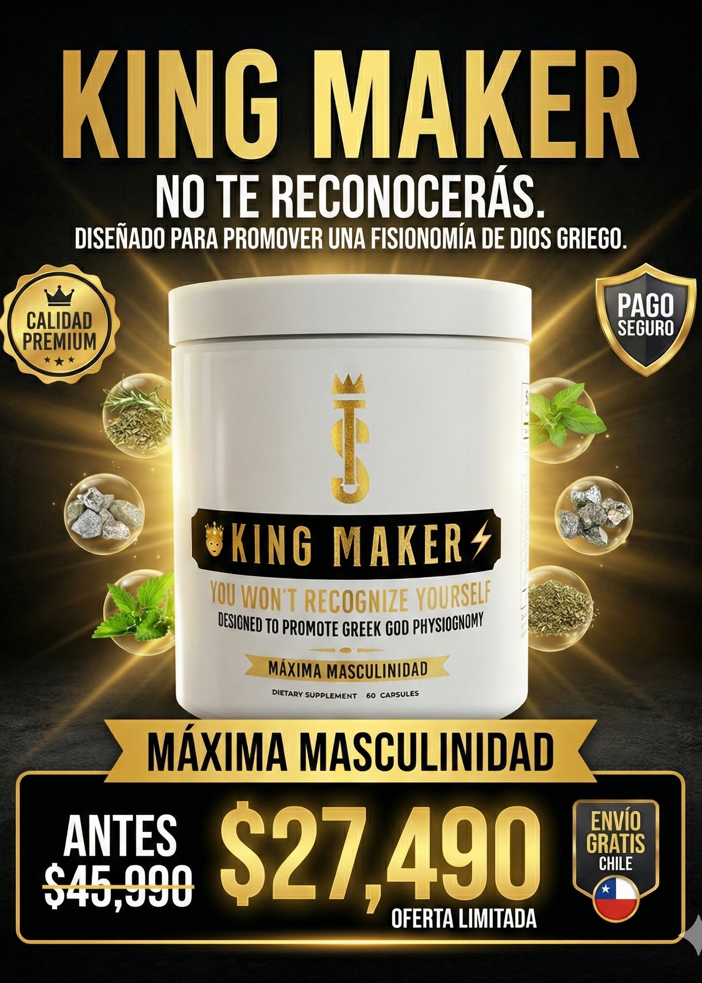 Crece Con King Maker Ten Firmeza Y Músculo ✨