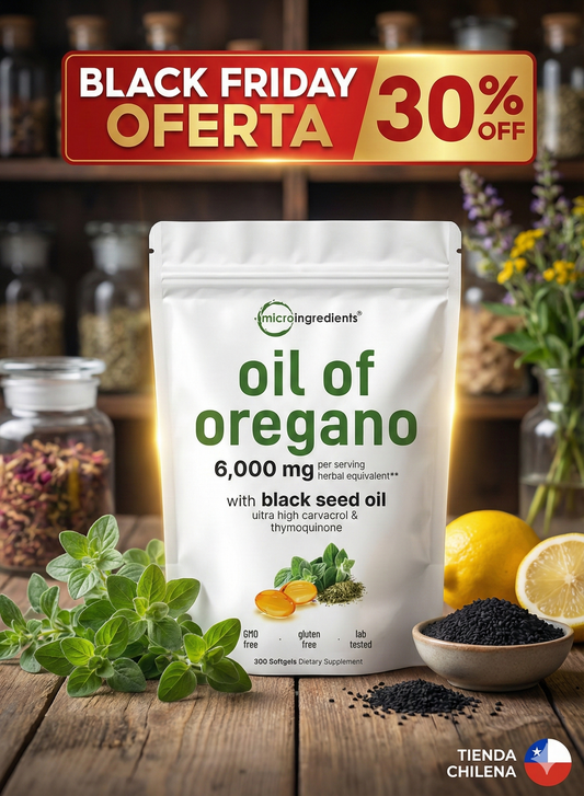 🌿 Aceite de Orégano Puro – Potente y Natural ✨ + 🚚 Envío Gratis