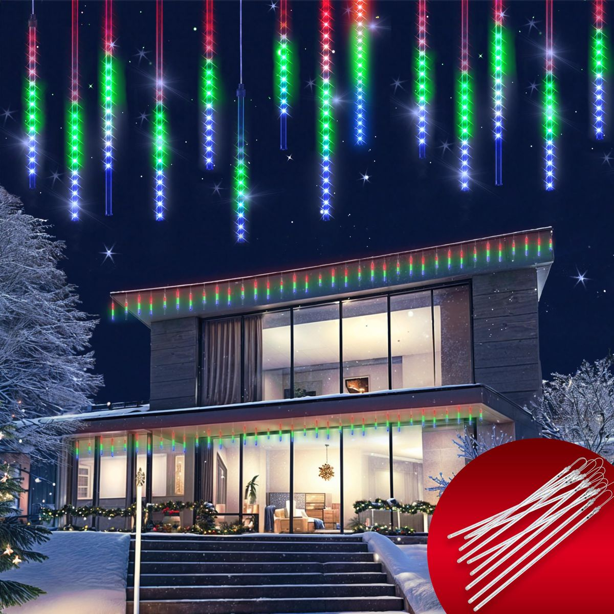Luces LED Meteorito-Efecto Lluvia